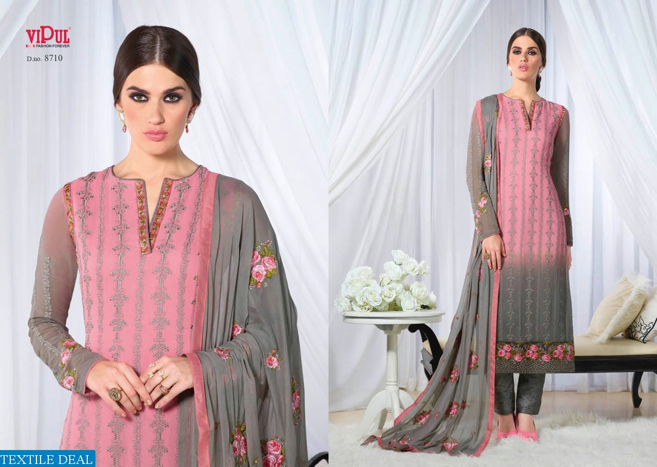 Vipul Dcat-87 Wholesale Trendy Straight long Suits catalog